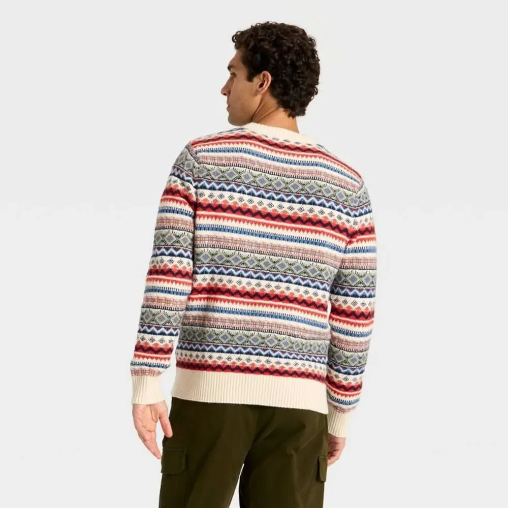 Men's Fair Isle Sweater - Goodfellow & Co XL